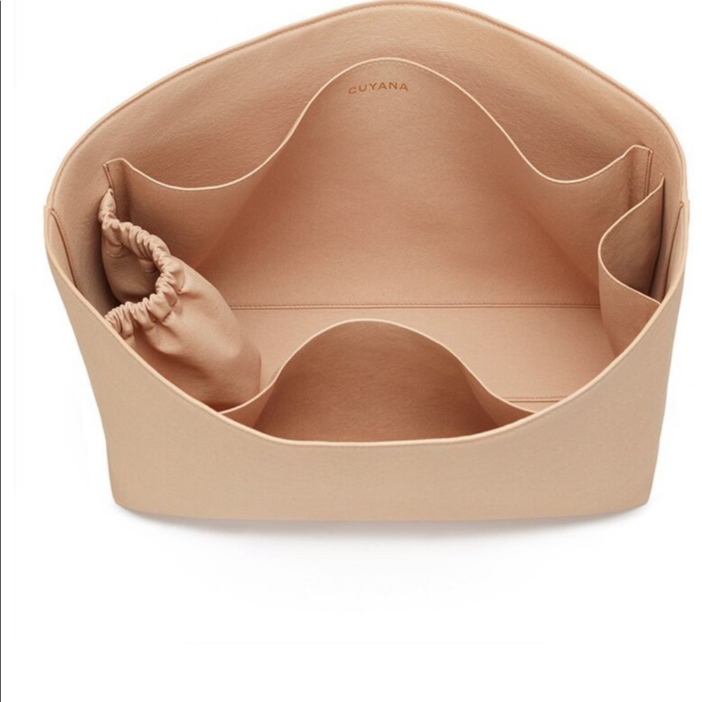 Cuyana bag insert in blush color